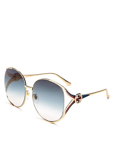 gucci round oversized sunglasses|gucci oversized sunglasses 2020.